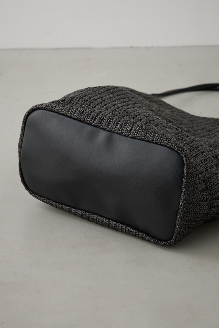 チャームセットメッシュトートバッグ BLK FREE