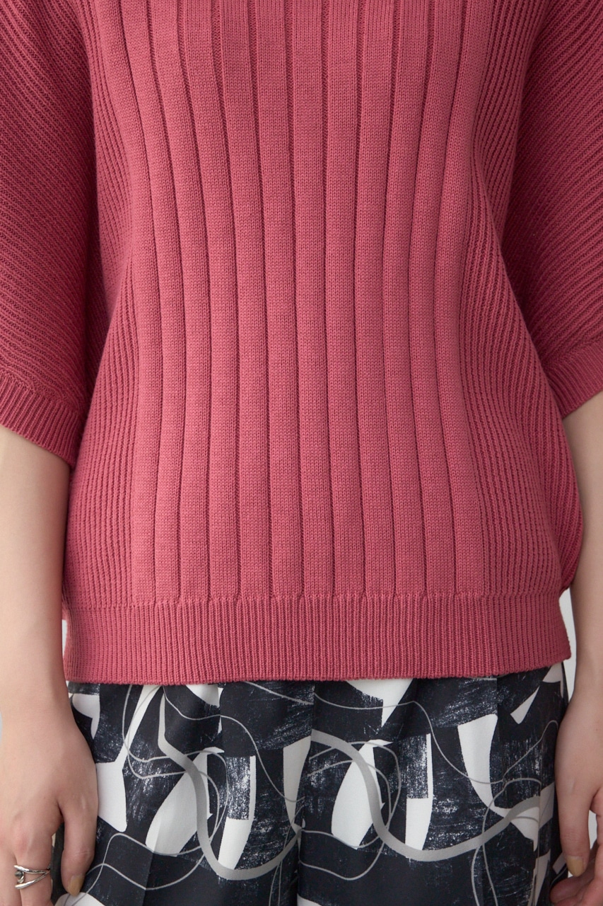 2WAYショルダーボタンニット PNK FREE