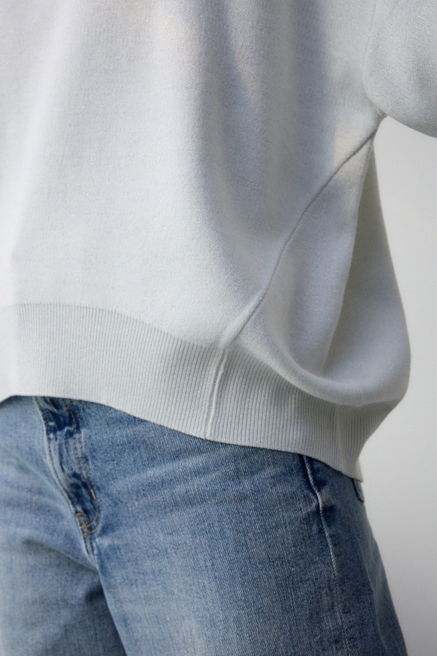 スウェットライクジャガードニット IVOY FREE