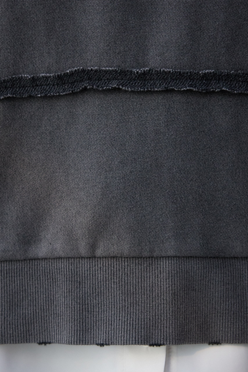 ダメージウラケプルオーバー D/C.GRY FREE