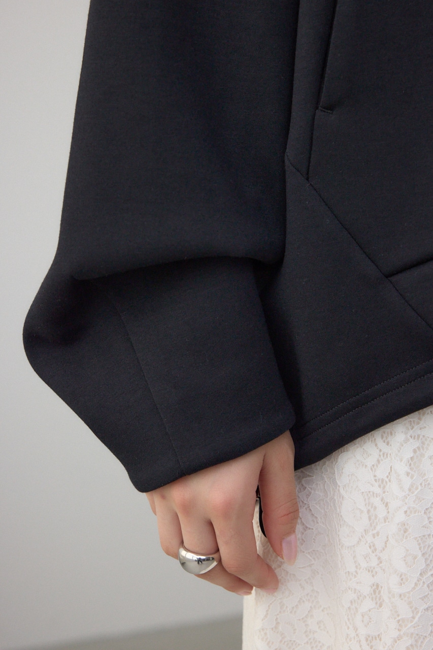 デザインポンチパーカー BLK FREE