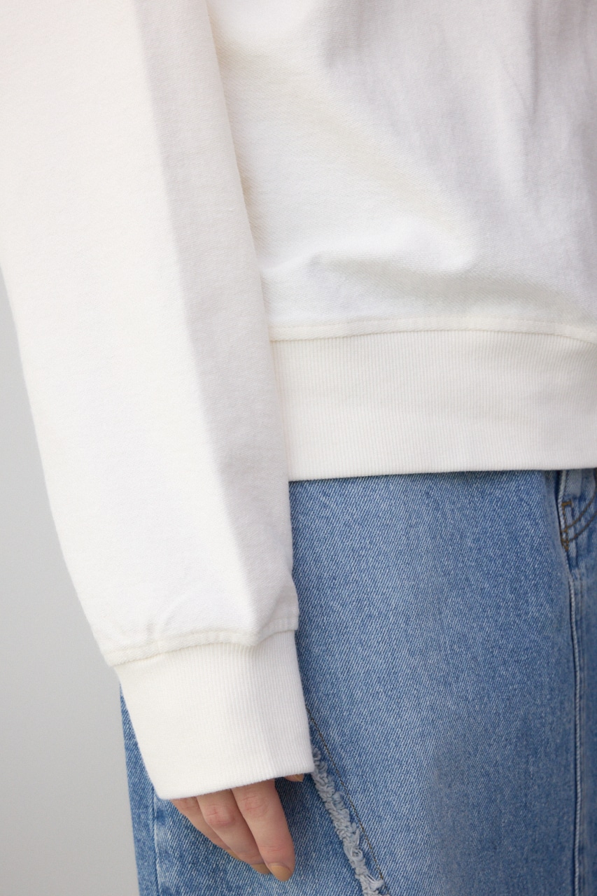 ミニウラケプリントトップス O/WHT FREE