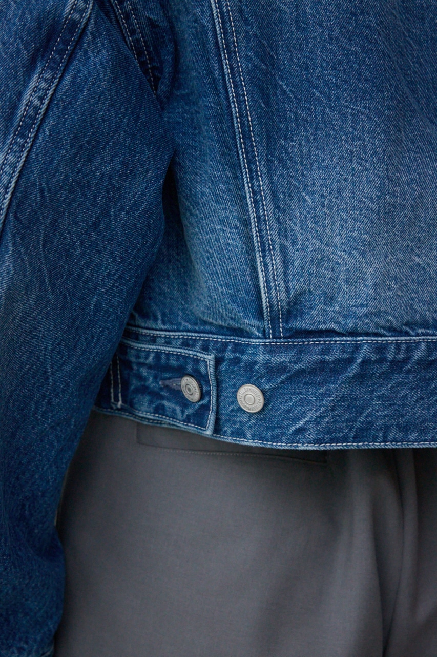 AZUL DENIM イレヘムカットデニムジャケット BLU FREE