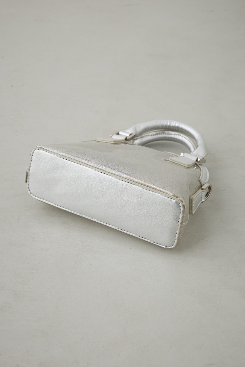 ダブルジッパークリアミニバッグ SLV FREE