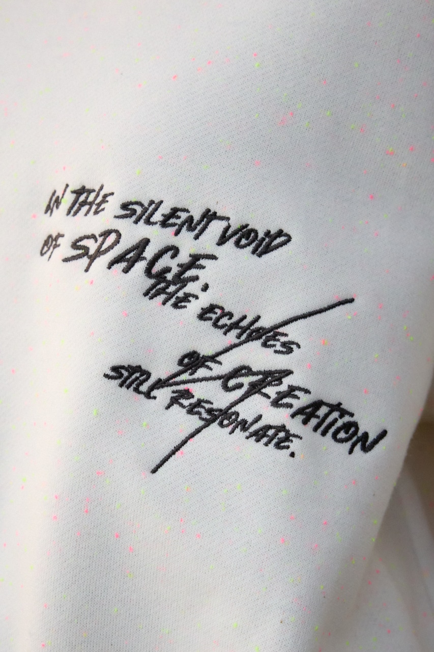 ランダムロゴウラケトップス O/WHT FREE