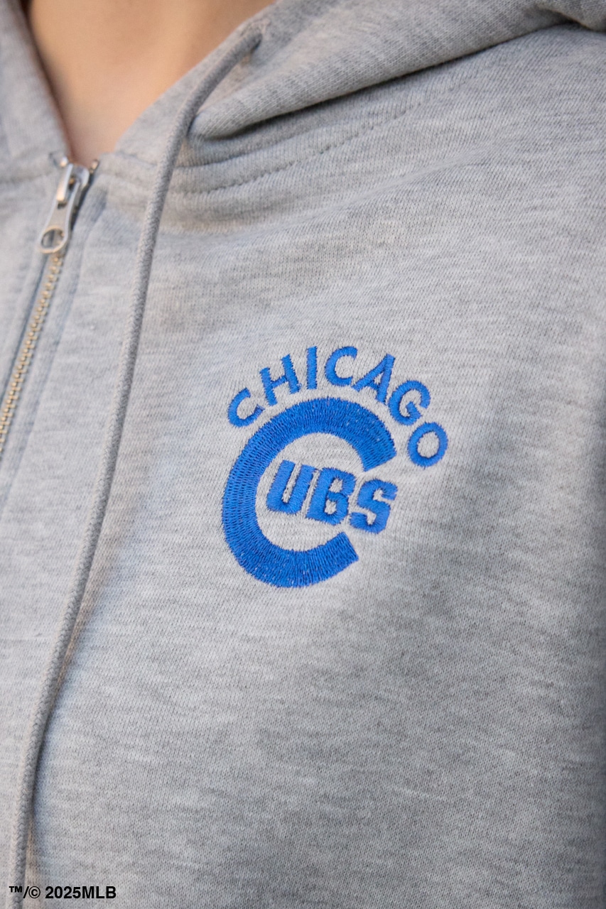 【MLB】ジップフーディー GRY FREE