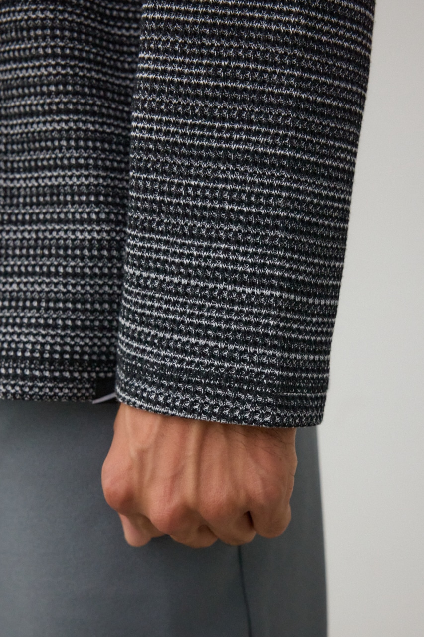 ヘビーワッフル長袖プルオーバー T.GRY M