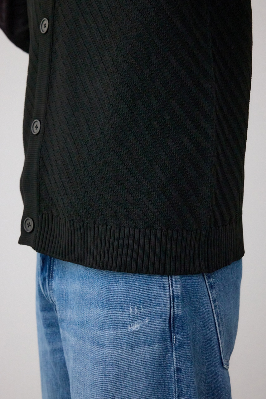 バイヤスセットカーディガン BLK FREE