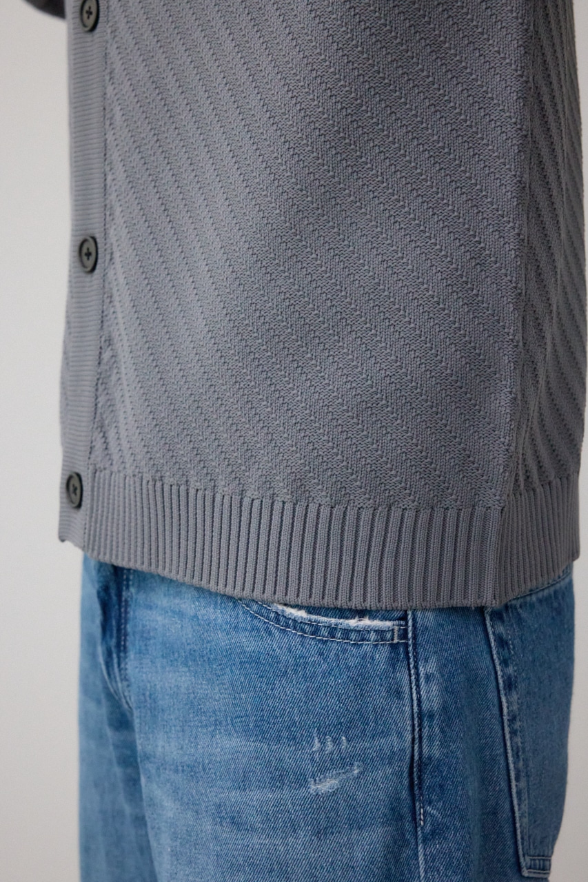 バイヤスセットカーディガン GRY FREE