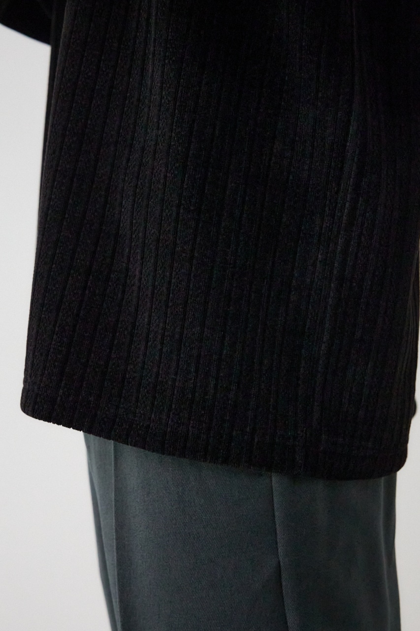 モールジャガードトップス BLK L