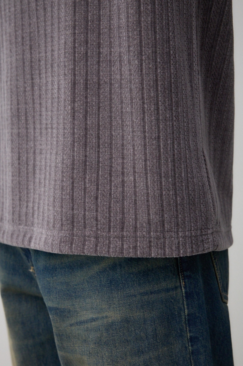 モールジャガードトップス GRY M