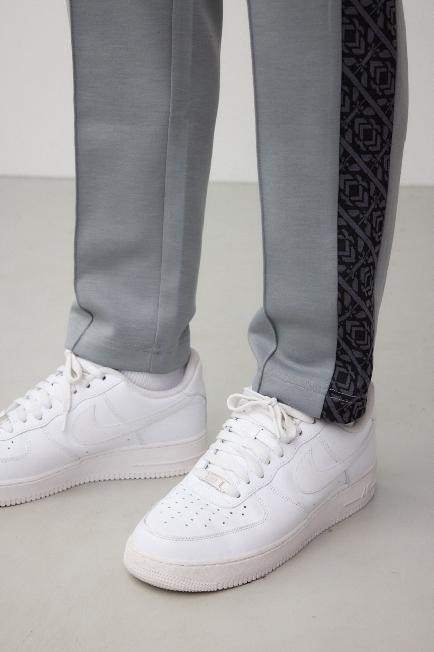 まちゃき AZUL BY MOUSSY | ジャガードラインカットトラウザー (パンツ