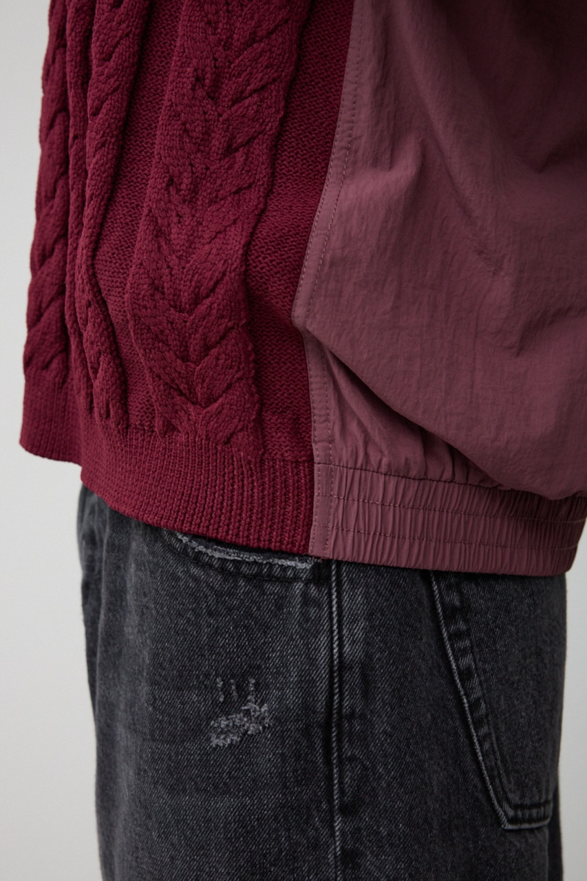 スウィッチングコンビネーションニット BRD FREE