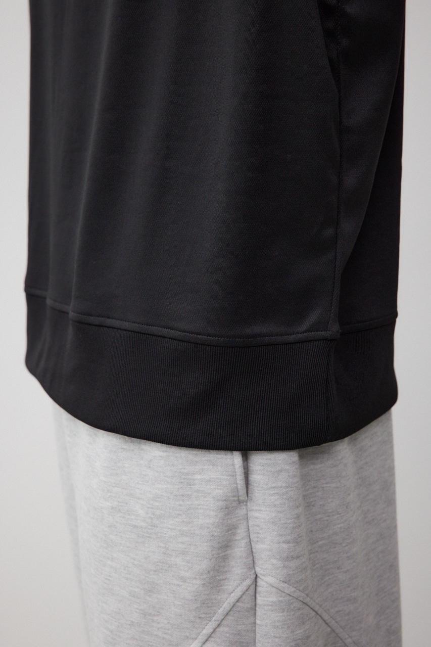 ラインジャージートップス BLK FREE