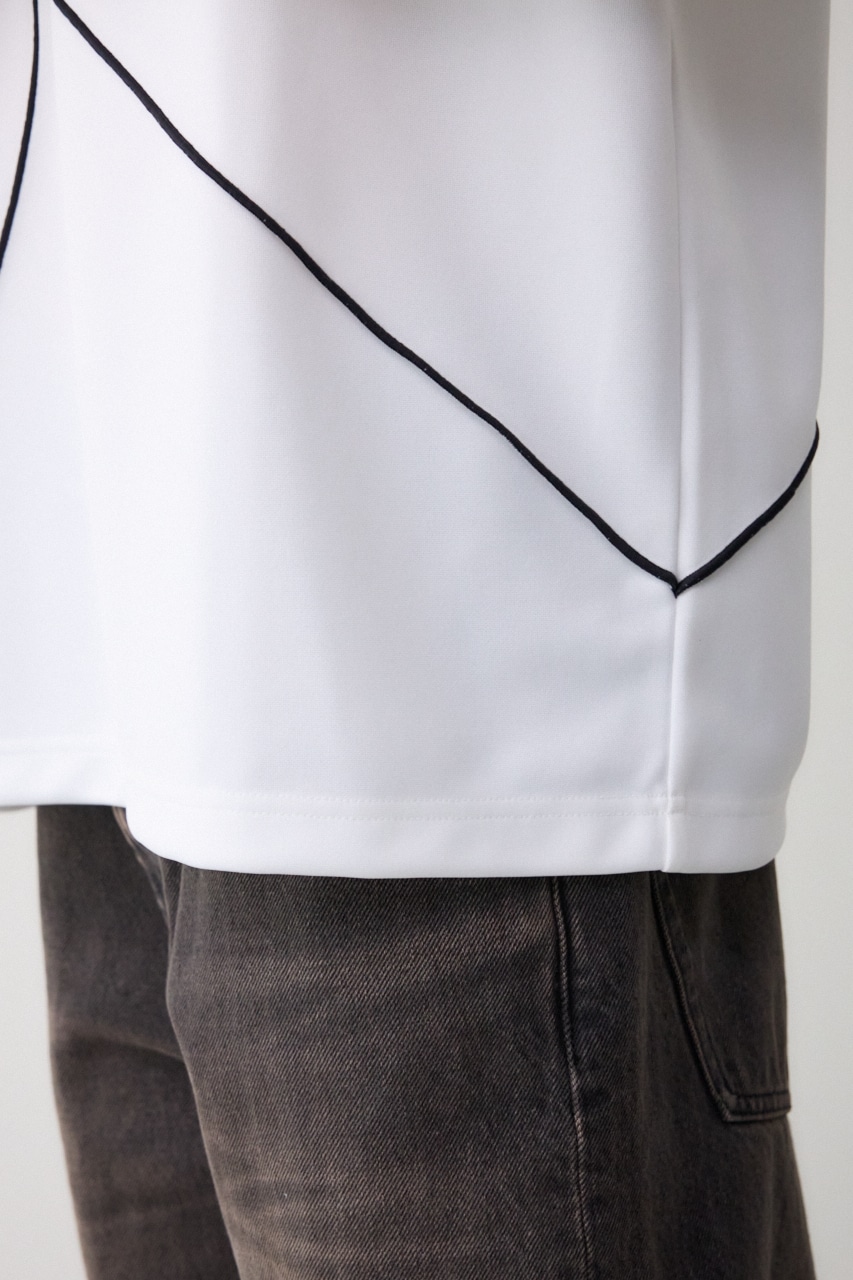 メローステッチスウィッチングプルオーバー WHT M