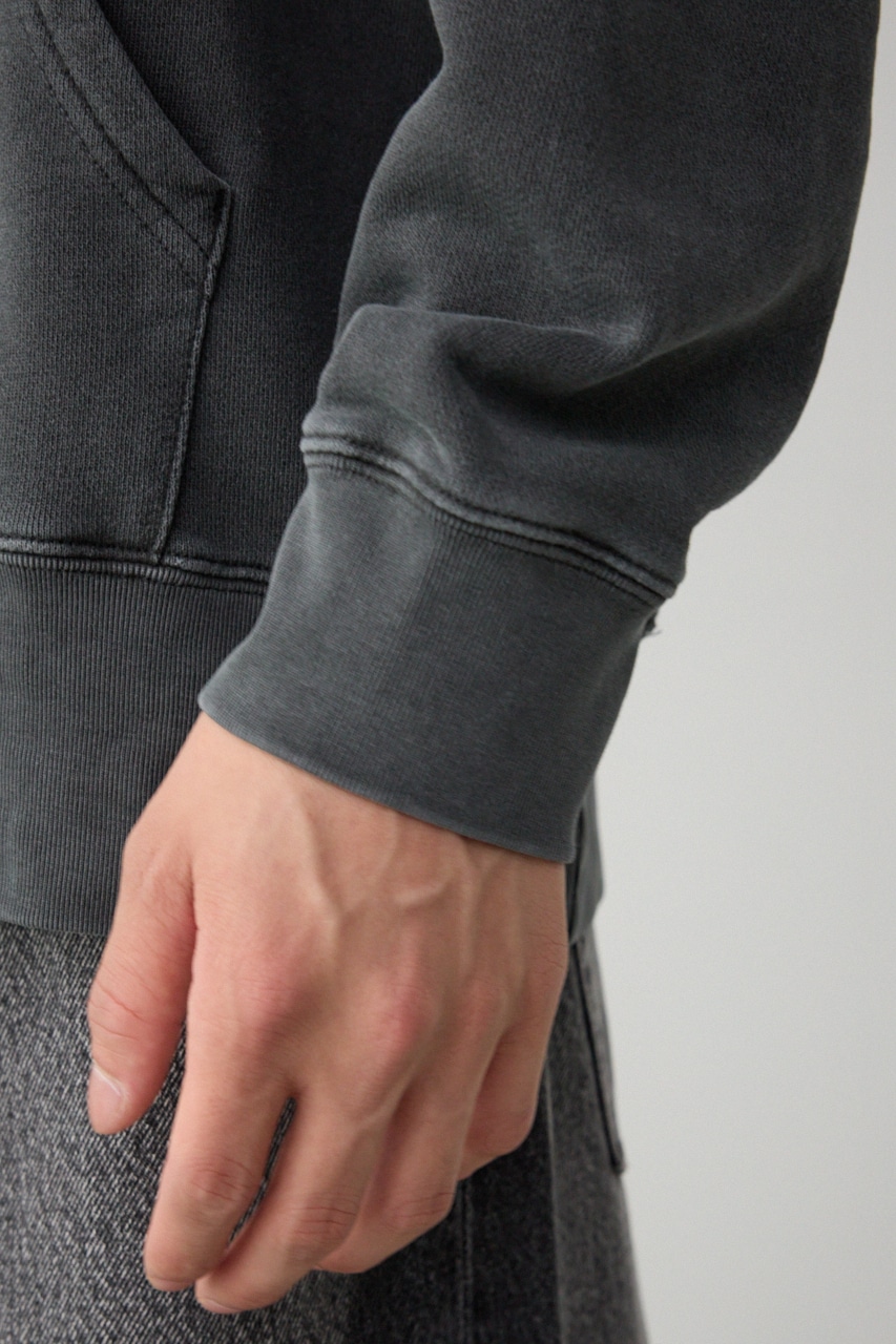 ピグメントフーディースウェット L/BLK FREE