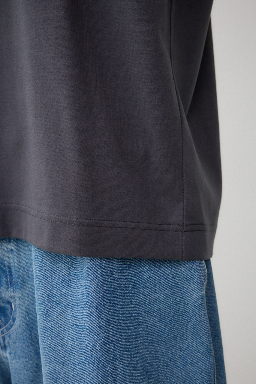 グラフィックノースリーブトップス L/BLK FREE