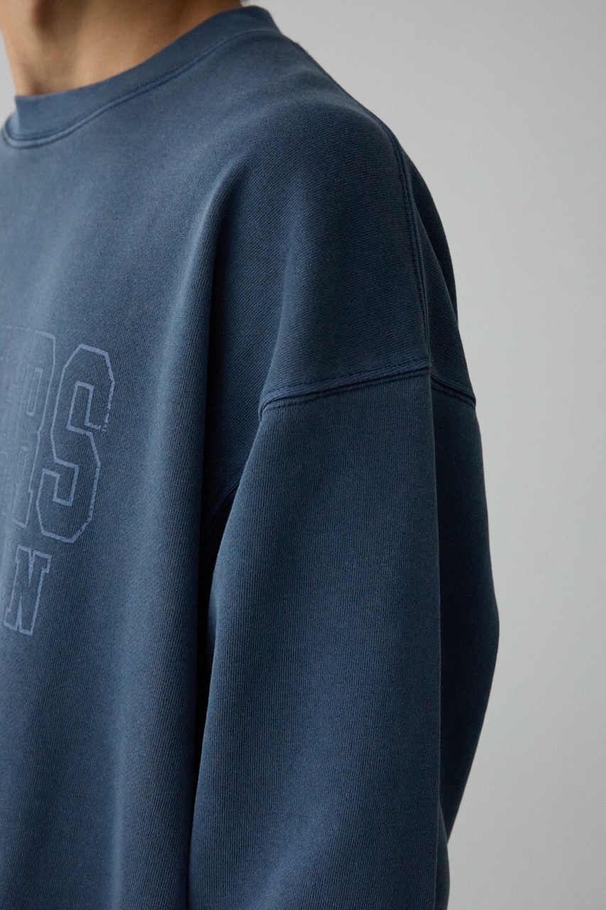 ピグメントクルーネックスウェット L/NVY M