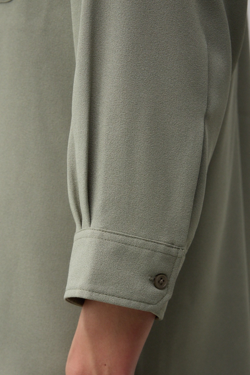 ソフトジョーゼット7分袖シャツ L/KHA M