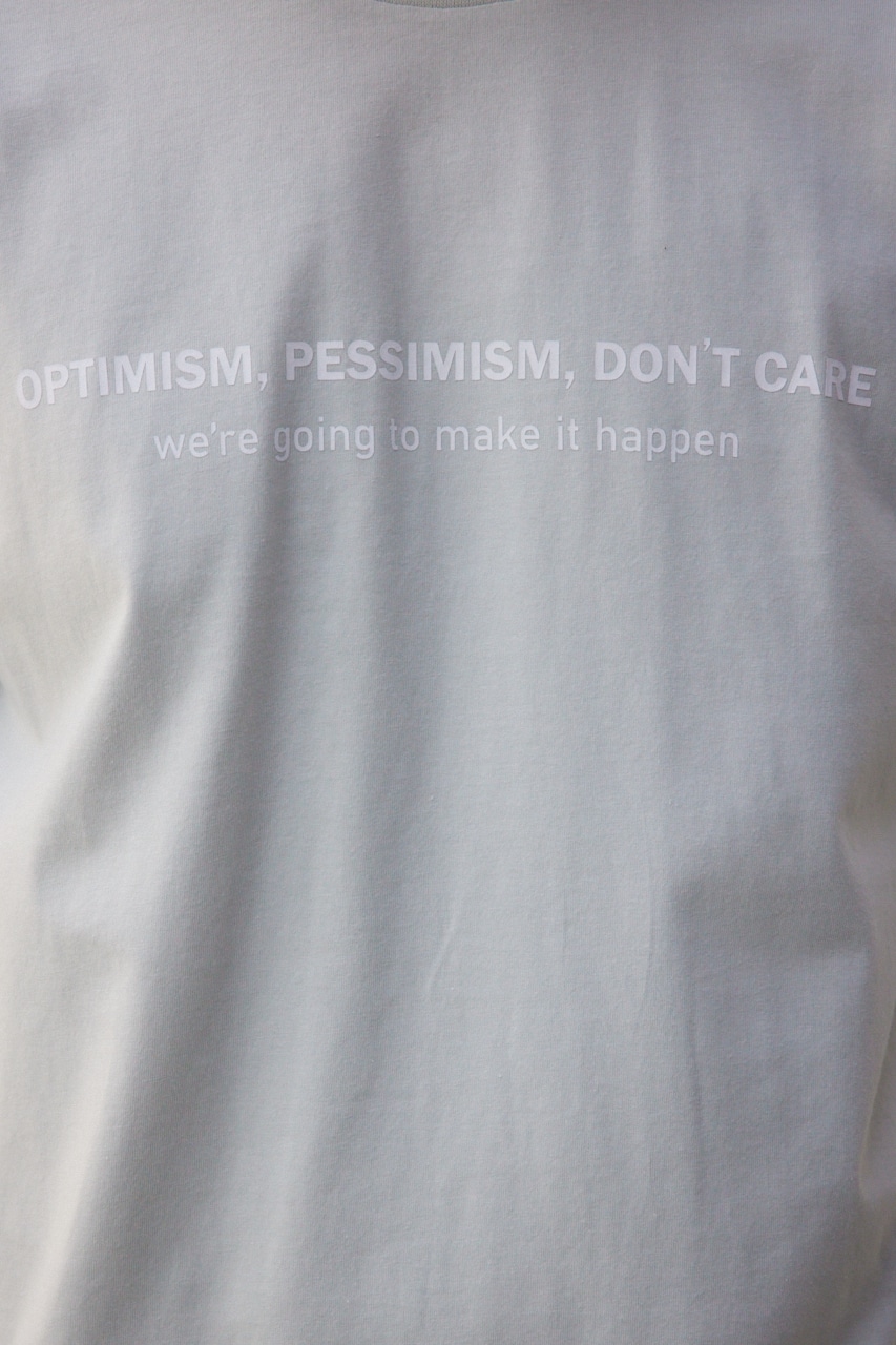 フロントロゴベーシックプリントTEE L/GRY M