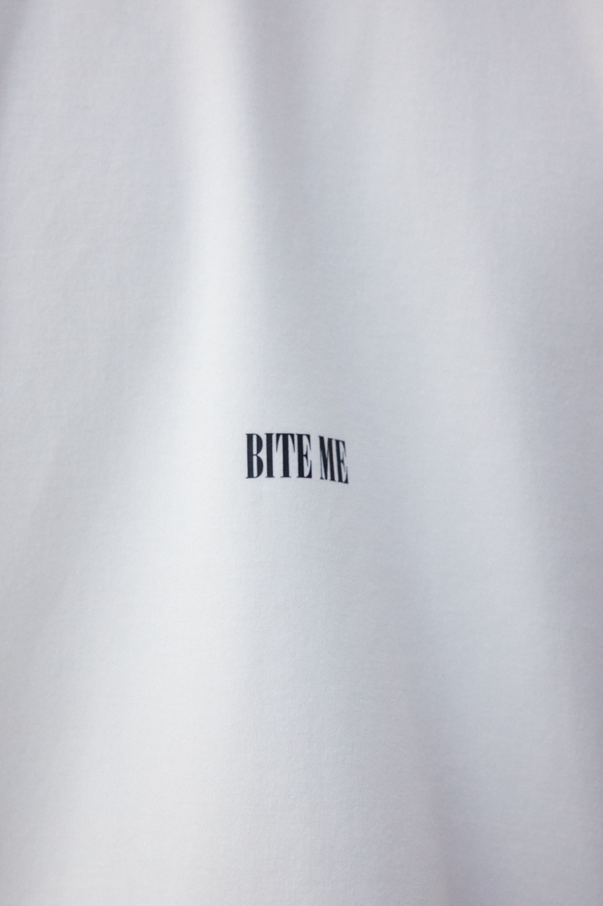 BITE MEバックグラフィックTシャツ WHT FREE