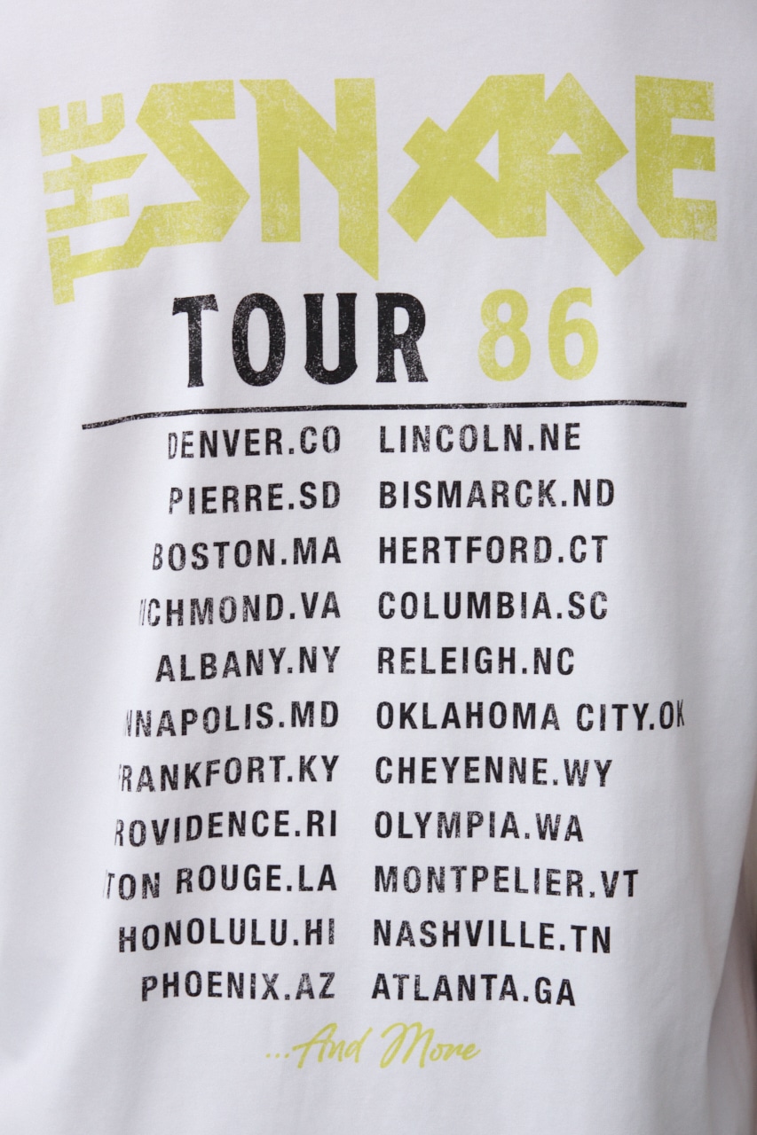 THE SNARE フォトTEE WHT FREE