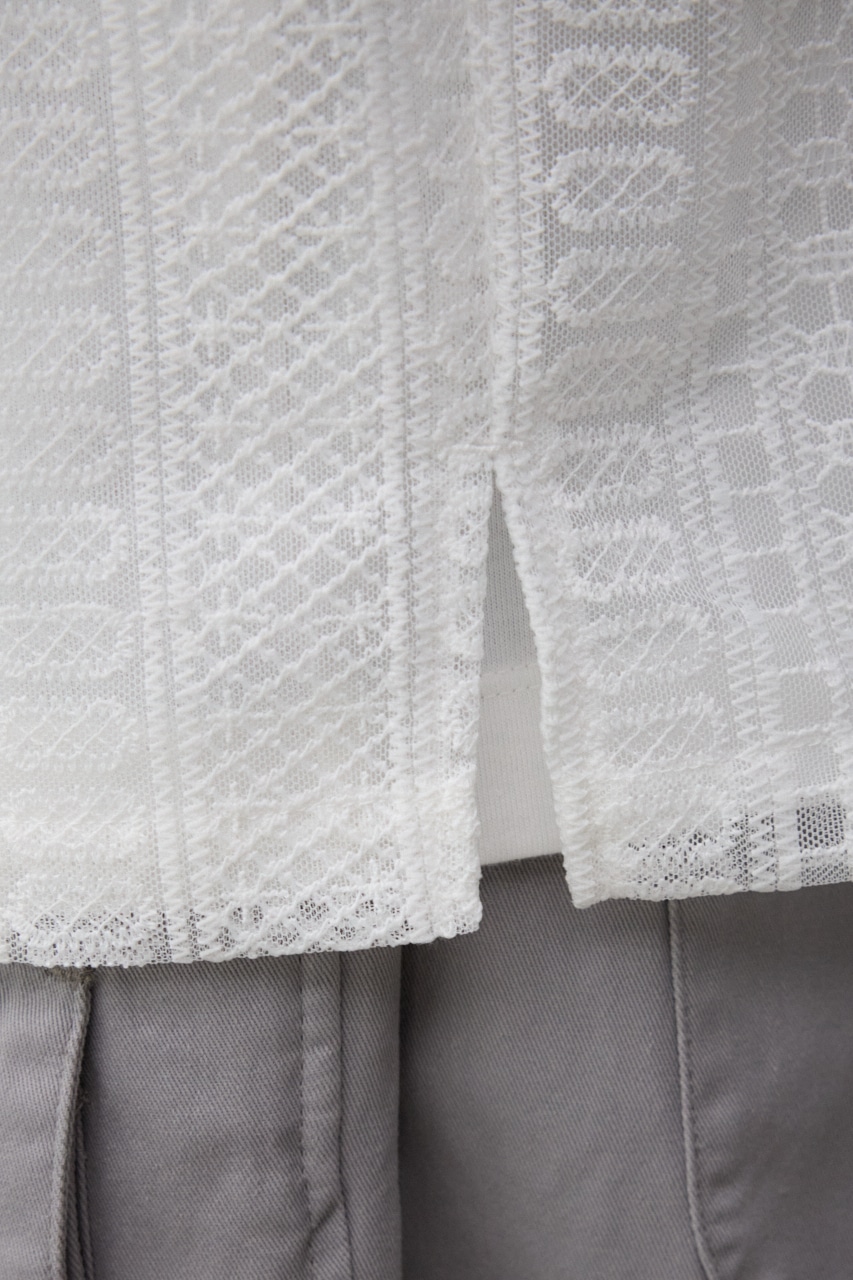 オルテガシアーシャツ O/WHT FREE