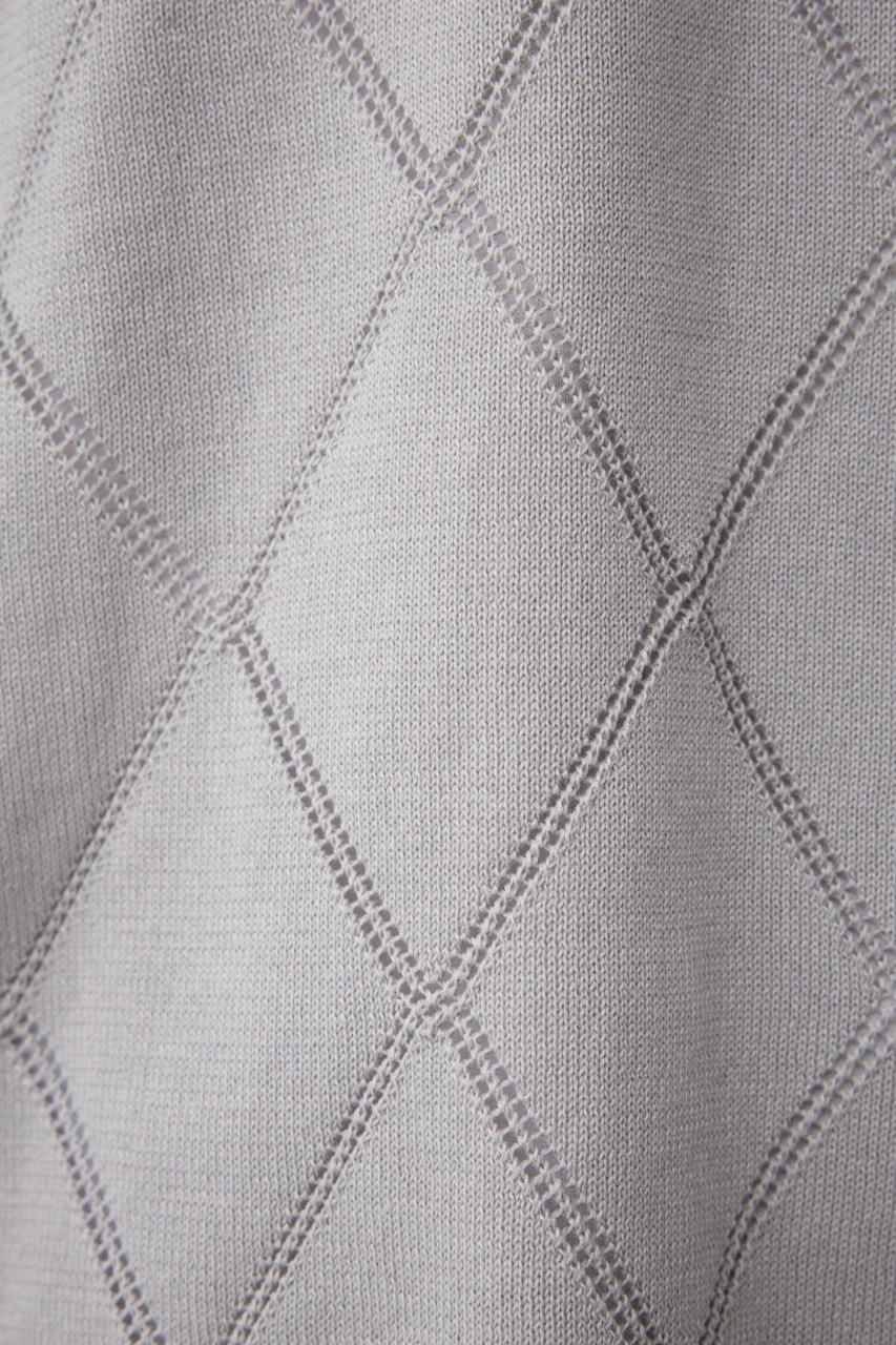 スカシアミレイヤードニット L/GRY M