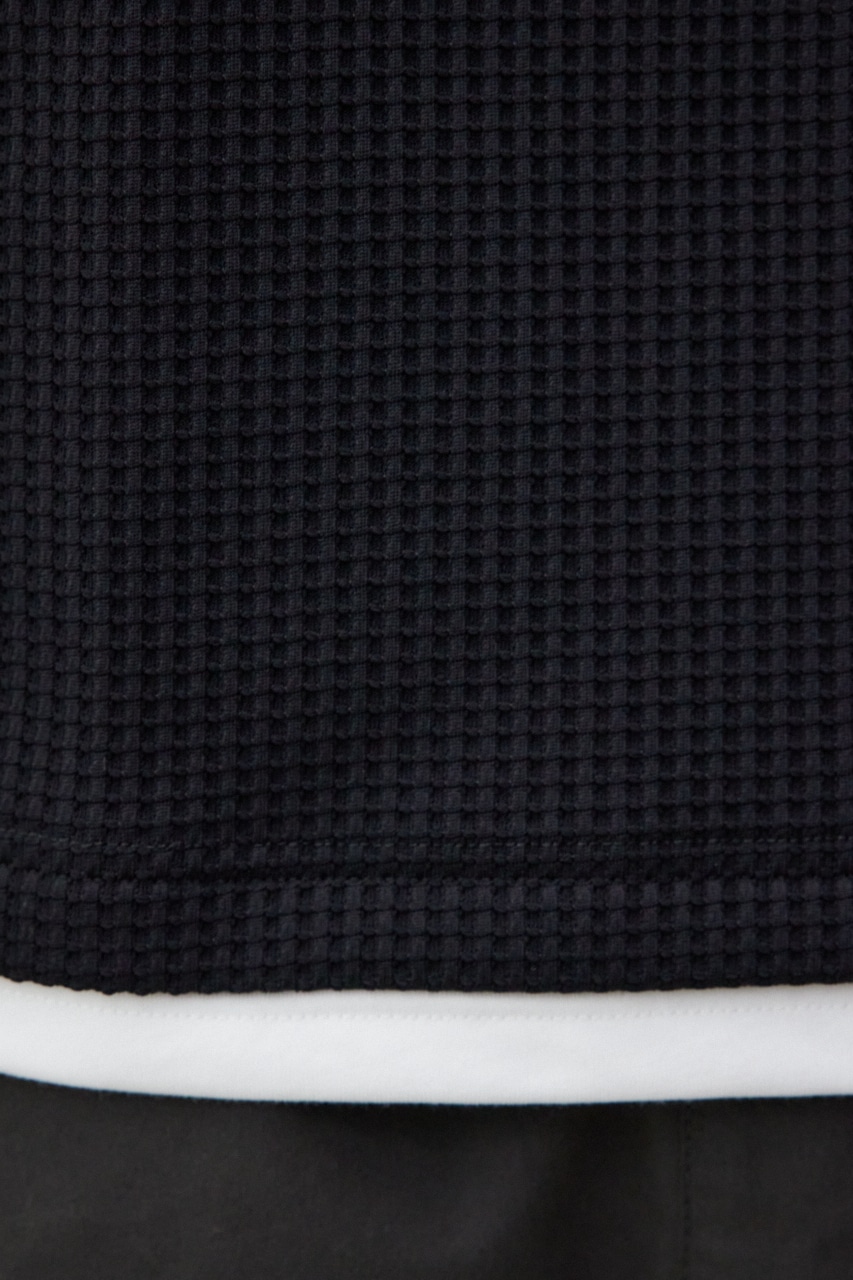 レイヤードロングT BLK FREE