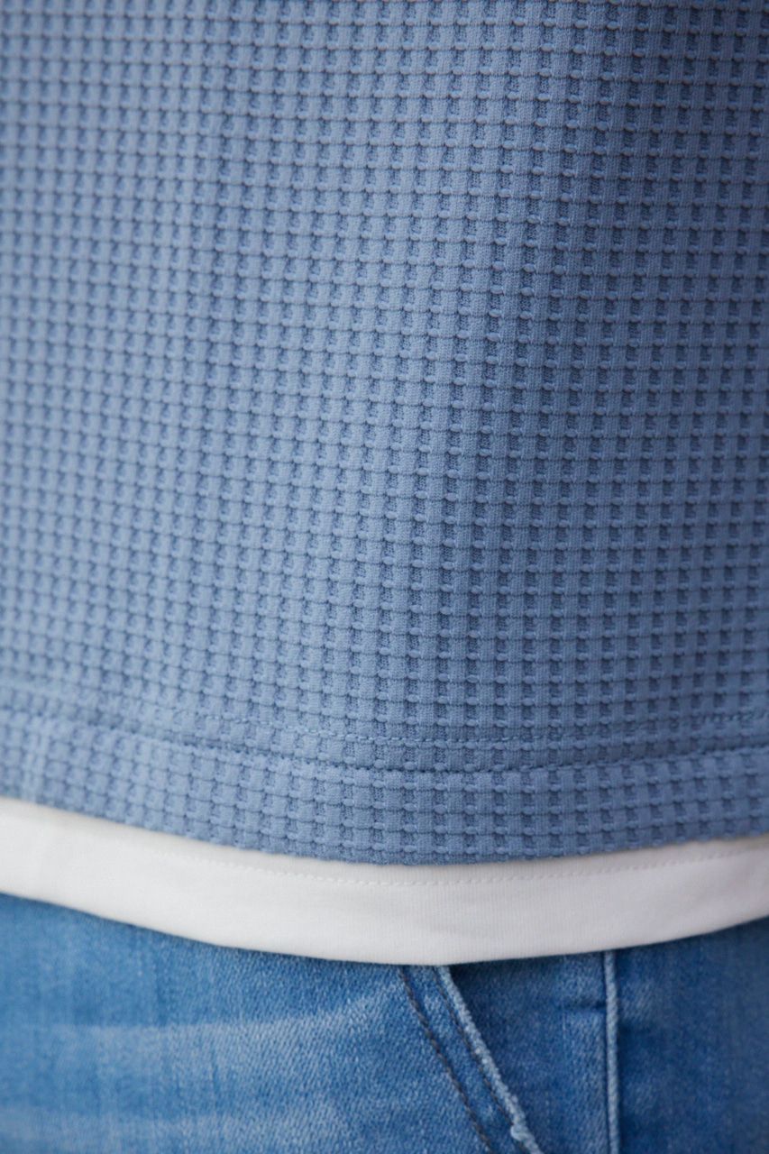 レイヤードロングT L/BLU FREE