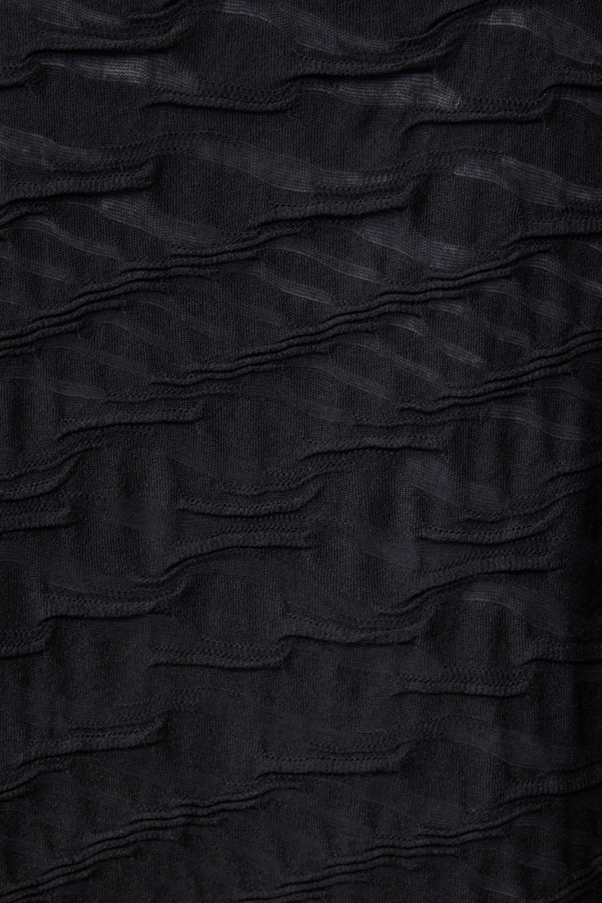 スウィッチングビッグTシャツ BLK FREE