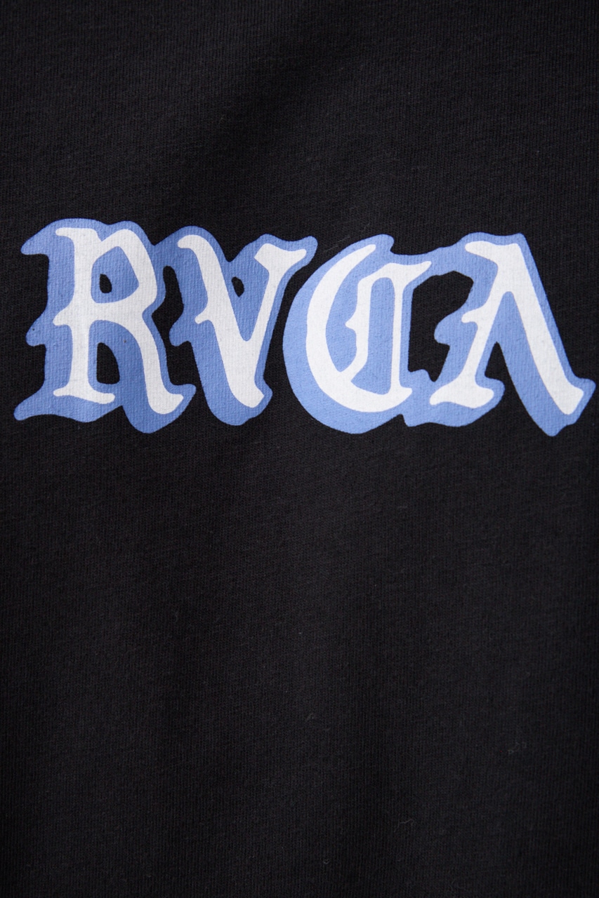 RVCA×AZUL バックフォトT L/BLK FREE