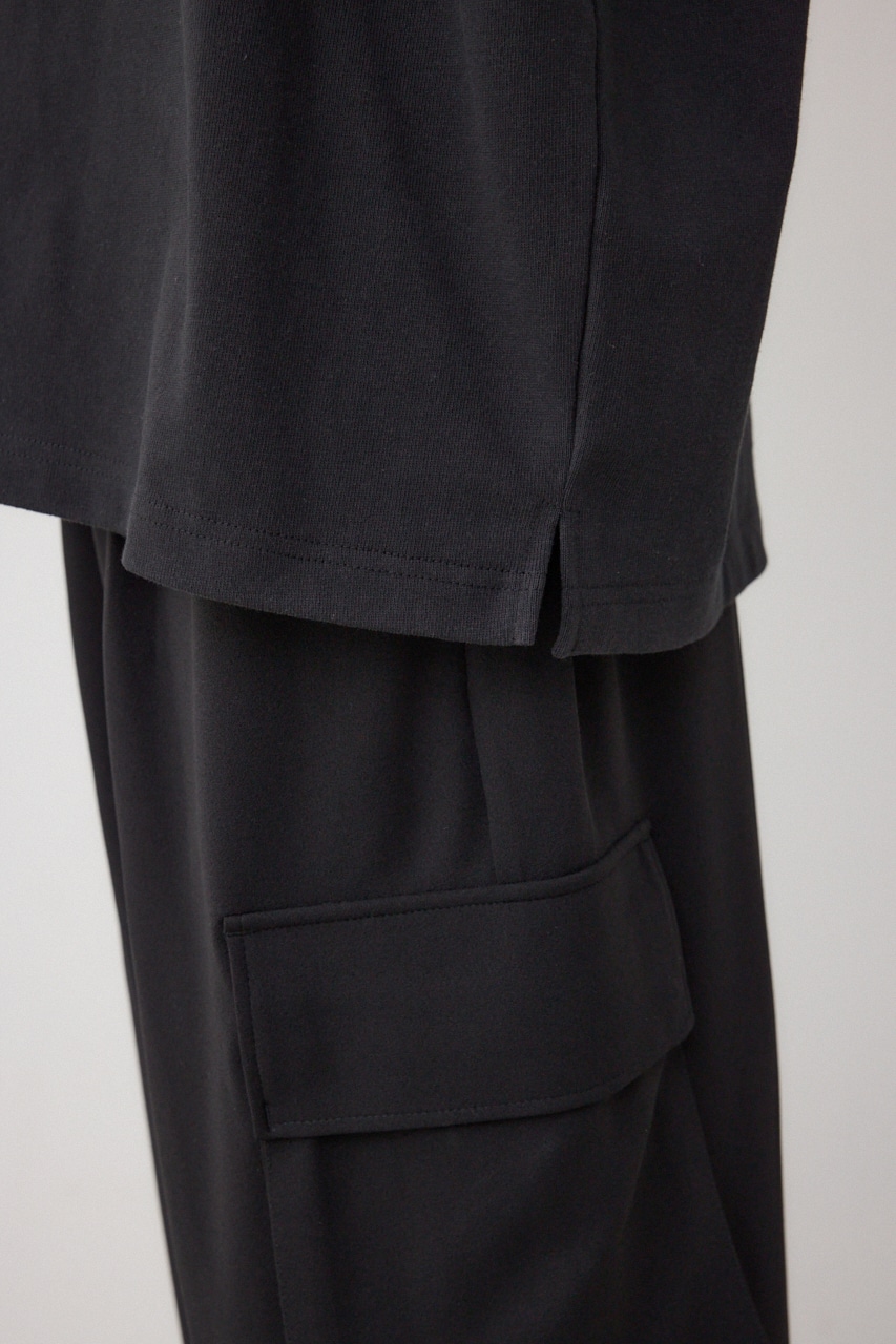 エクストリームコットン刺繍TEE BLK L