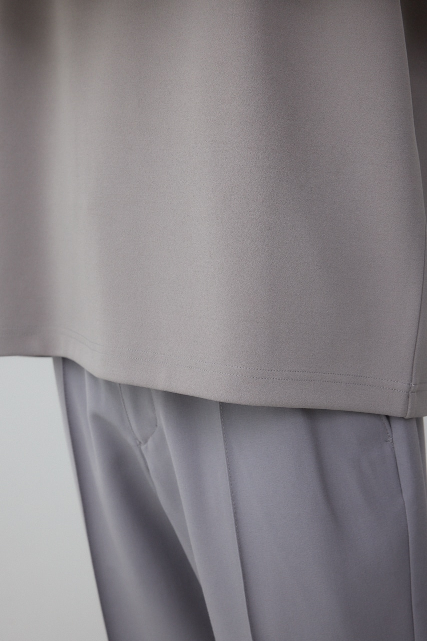 異素材スウィッチングラフィックTEE 柄WHT M