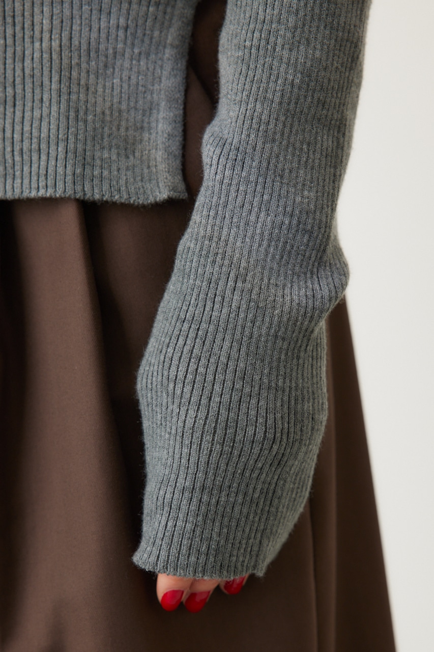 バラクラバニットプルオーバー GRY FREE