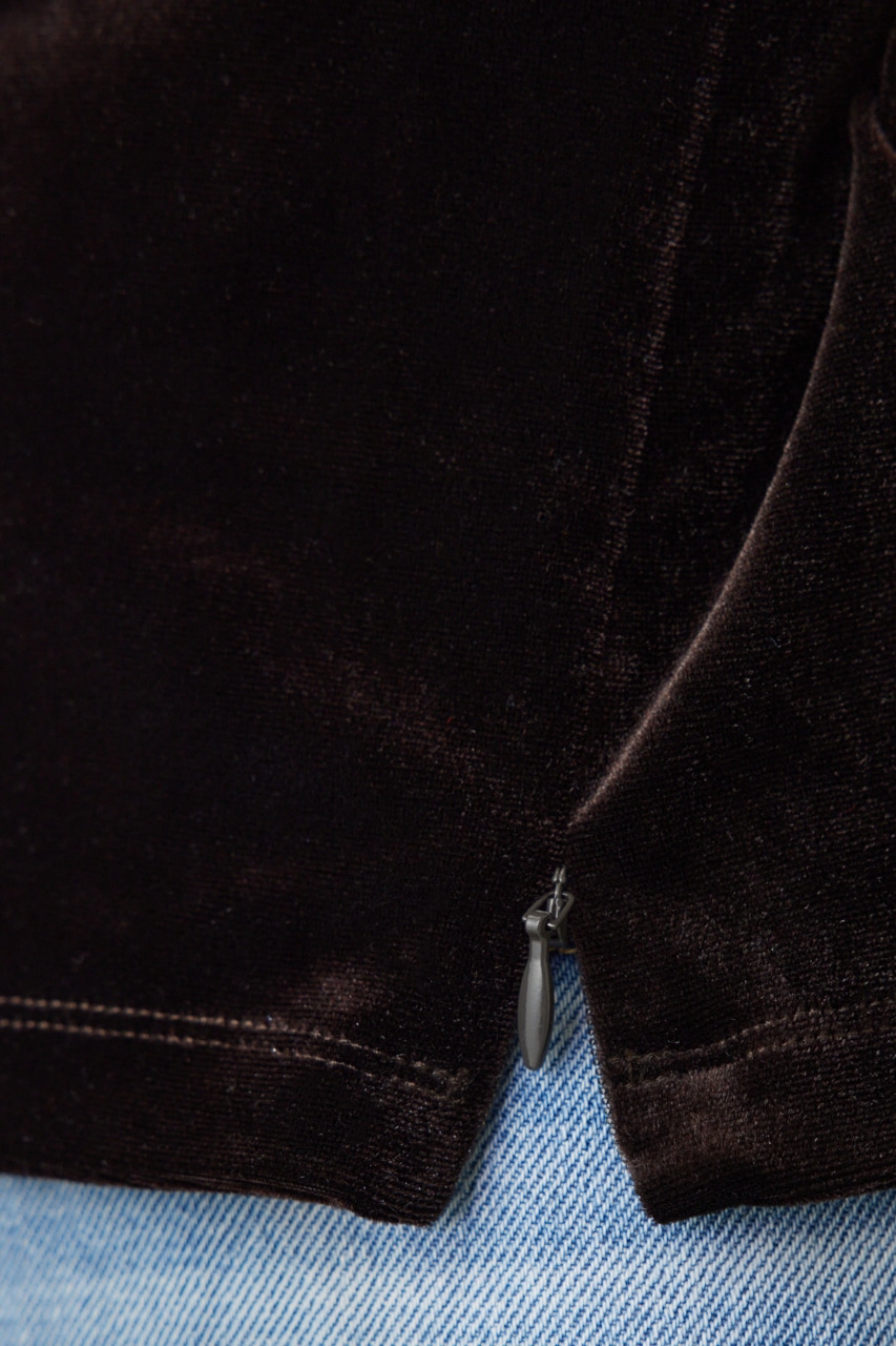 2WAYベロアトップス BRN FREE