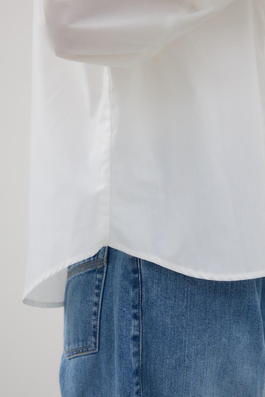 フリルスタンドカラーブラウス O/WHT FREE