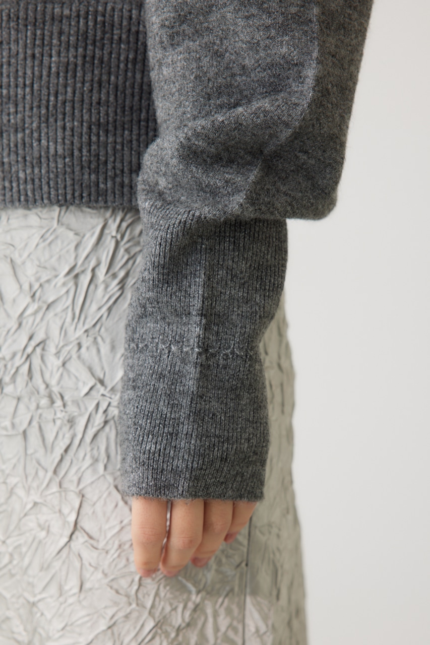 タックスリーブニット GRY FREE
