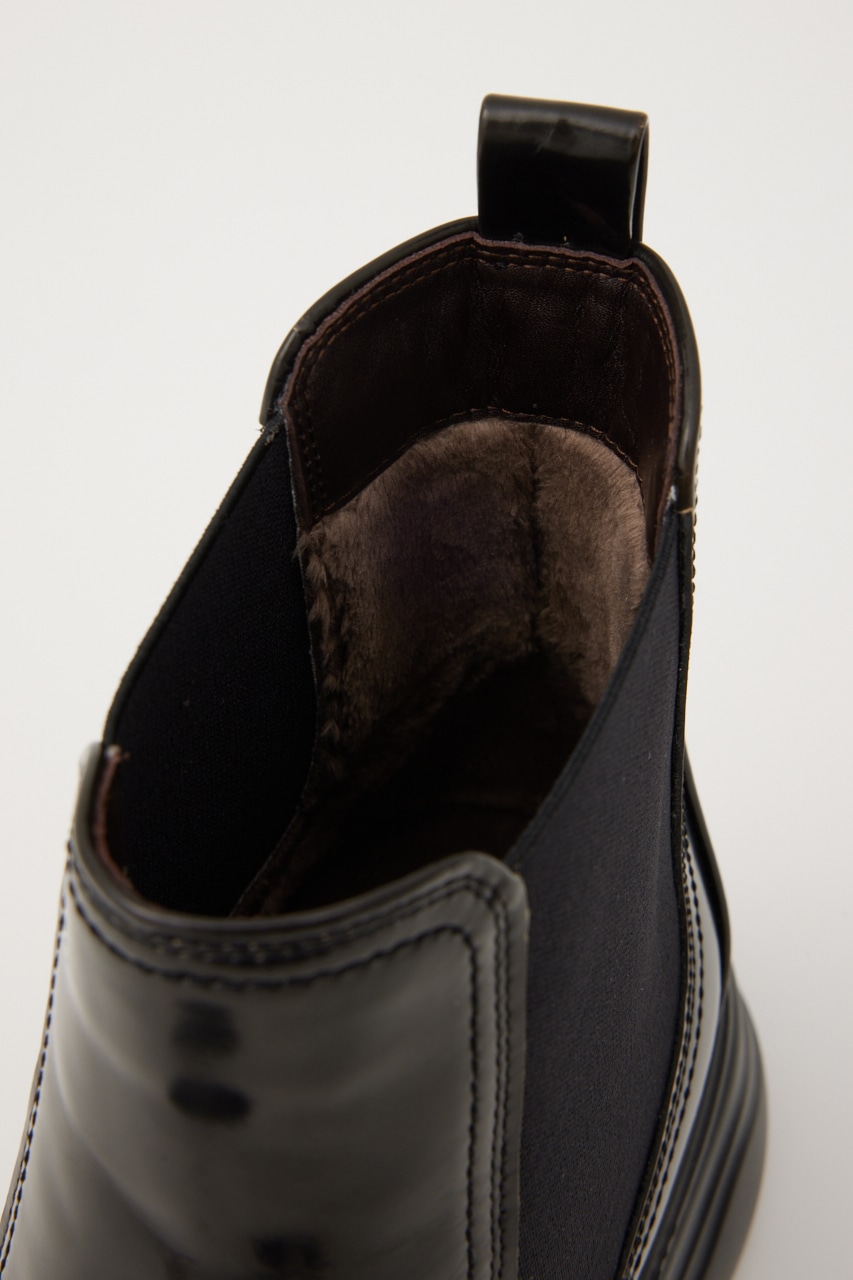 ググーサイドゴアインボアブーツ BRN 24.0cm