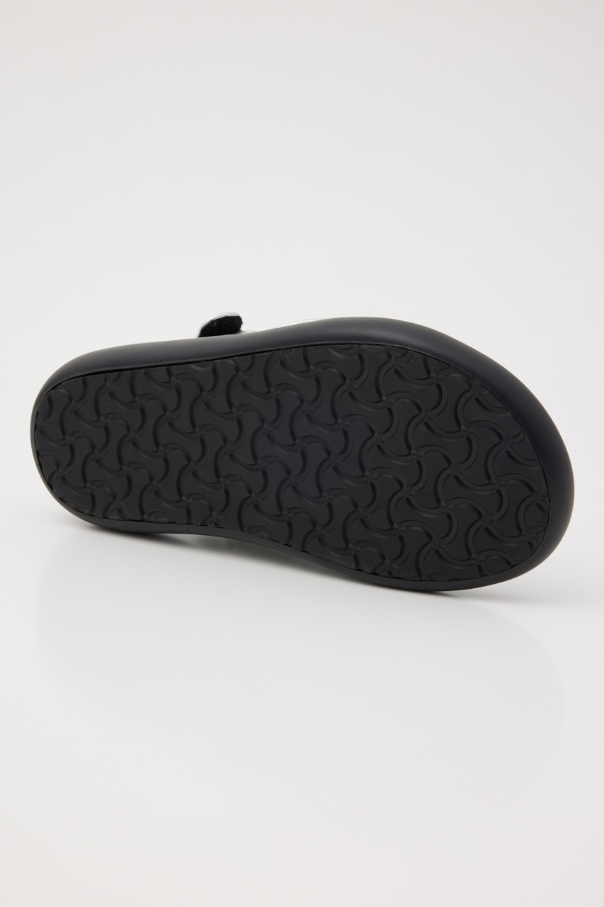 スタッカート◇ ボニークロスライトフラット◇シルバー サンダル 22〜22.5 STACCATO | ボニークロスライトフラット (サンダル ) |SHEL'TTER