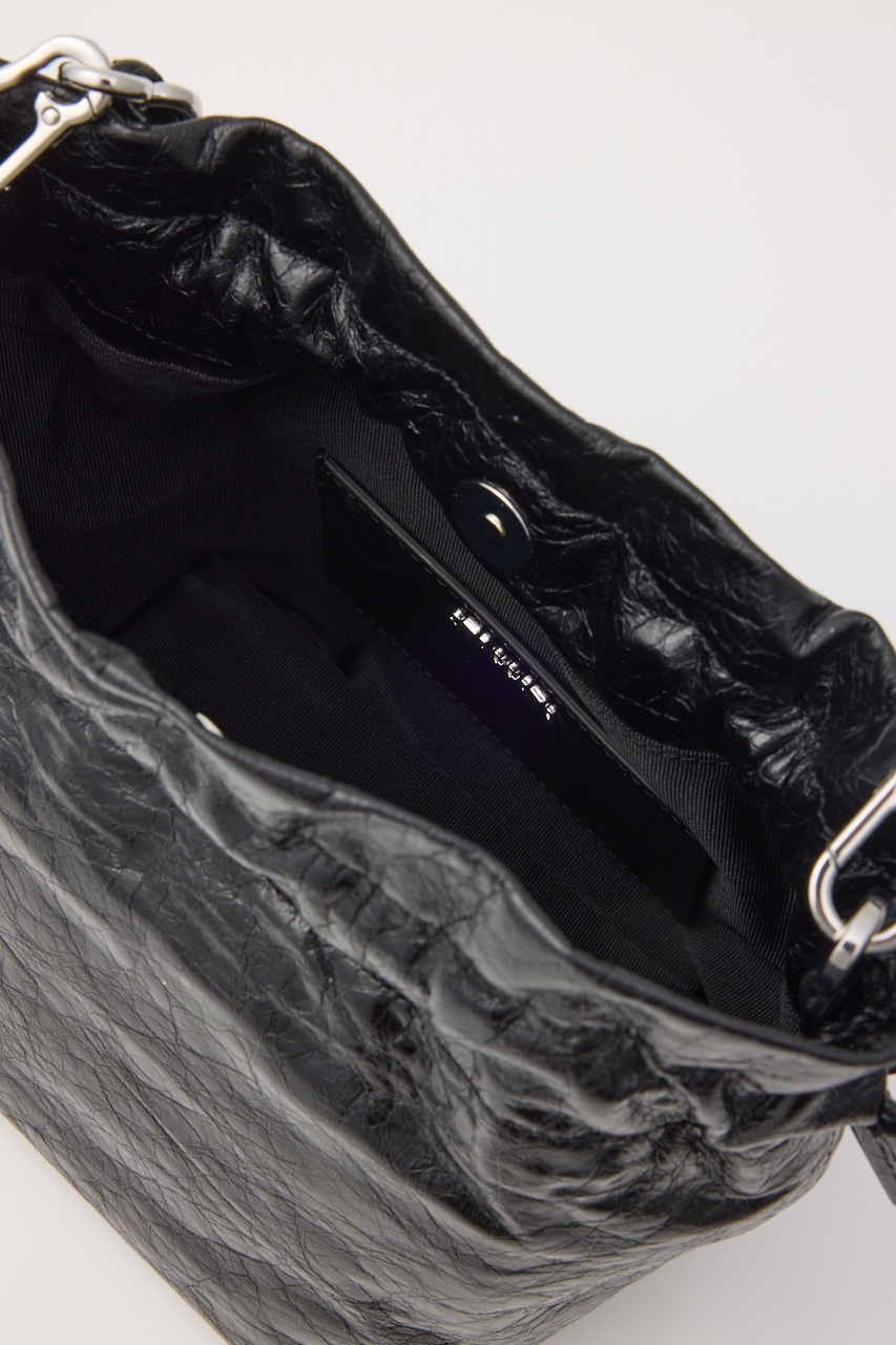 ミニマルバケットバッグ BLK FREE