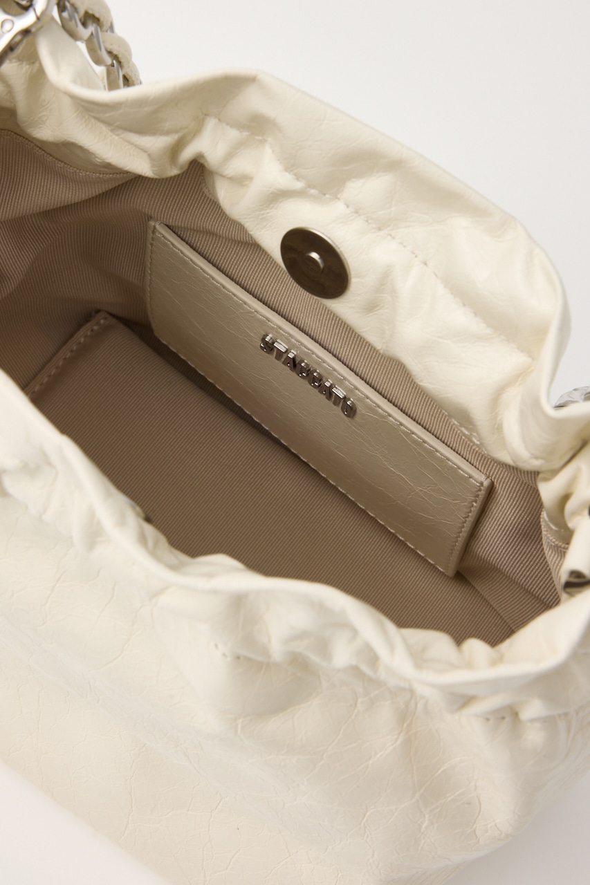 ミニマルバケットバッグ WHT FREE