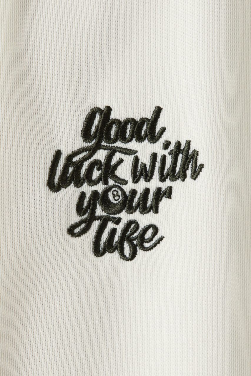 ジャージトラックトップス WHT L