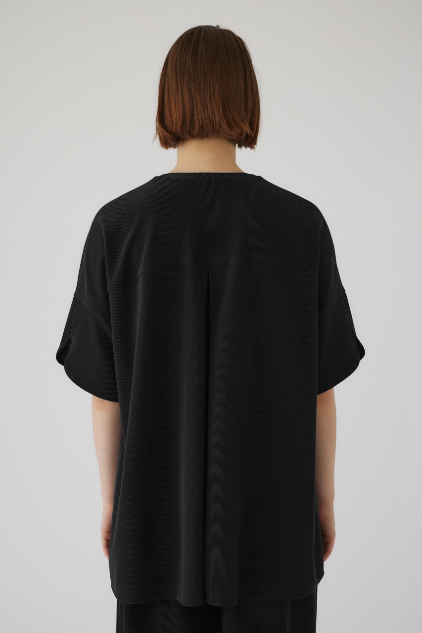 Pique flare tops BLK FREE