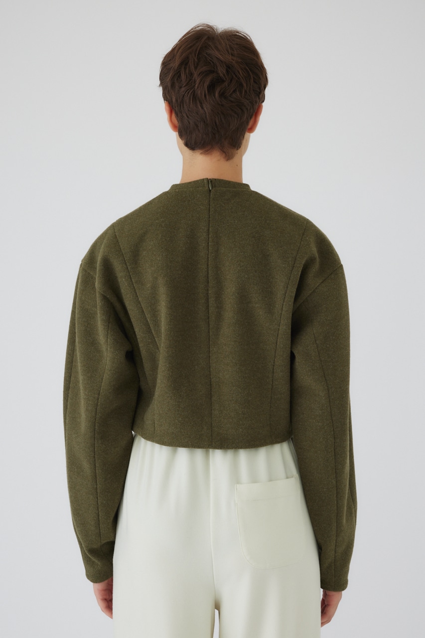 【LIMITED SALE】Warming jersey cropped PO KHA FREE