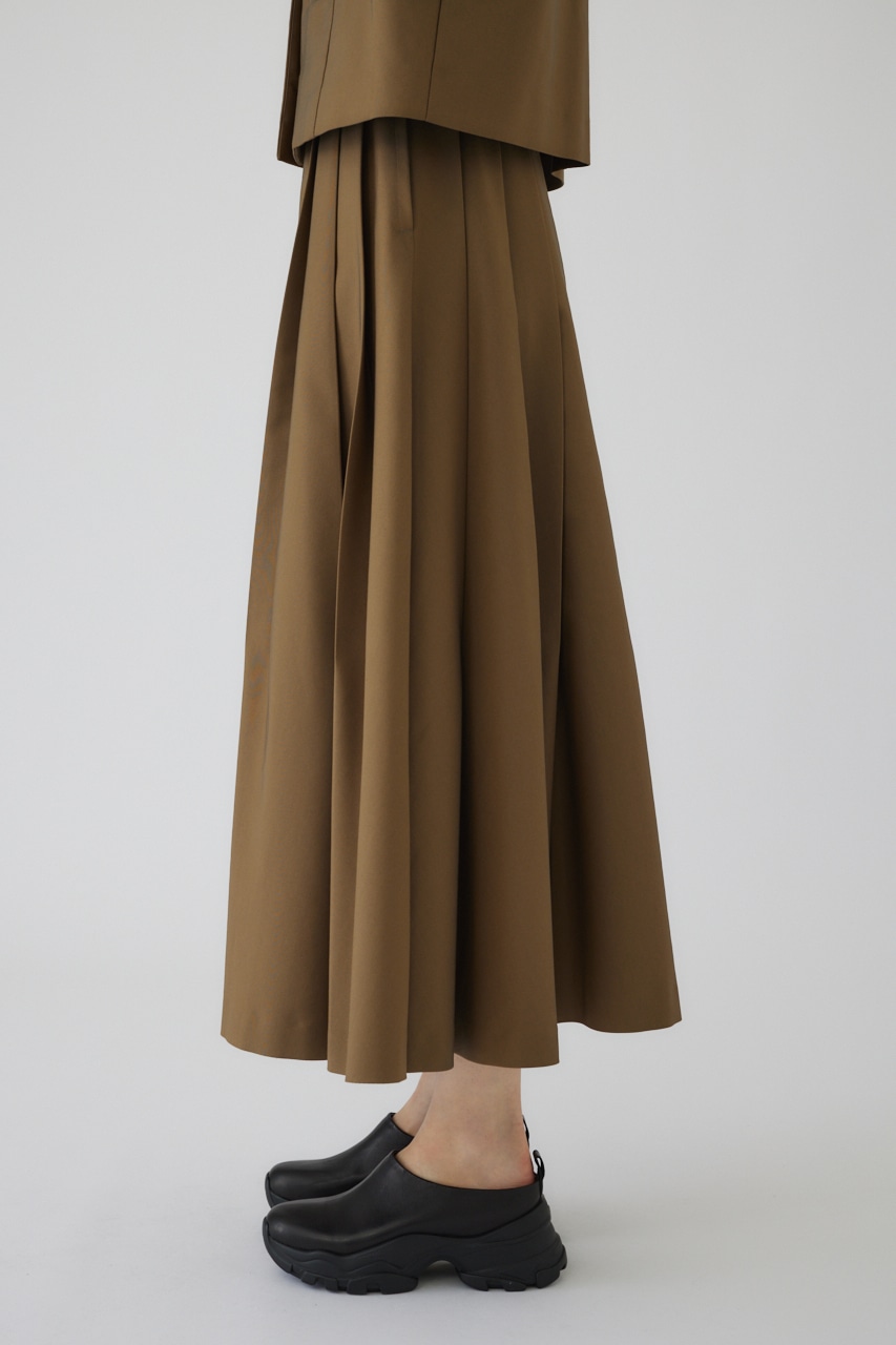 Volume pleats SK L/BRN 38
