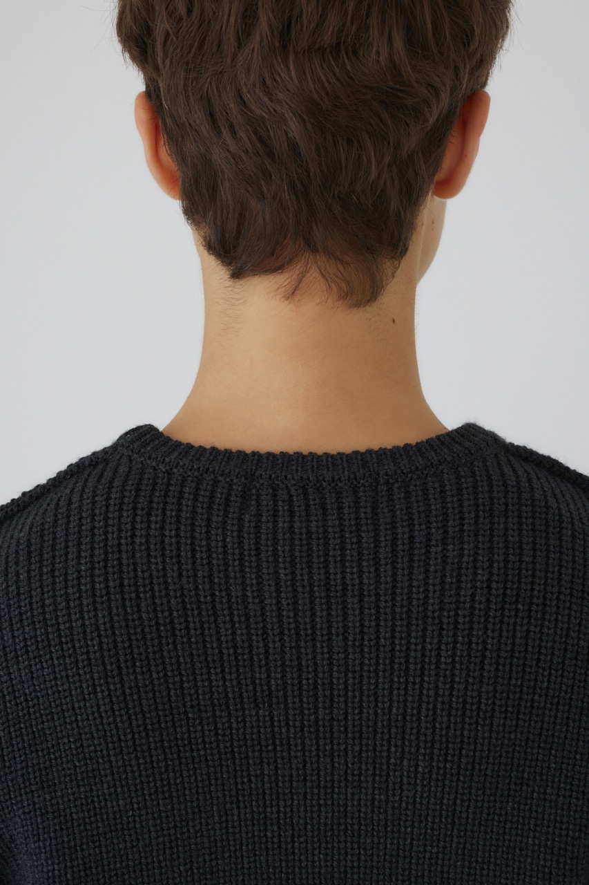 【LIMITED SALE】4type oversized knit tops C.GRY FREE