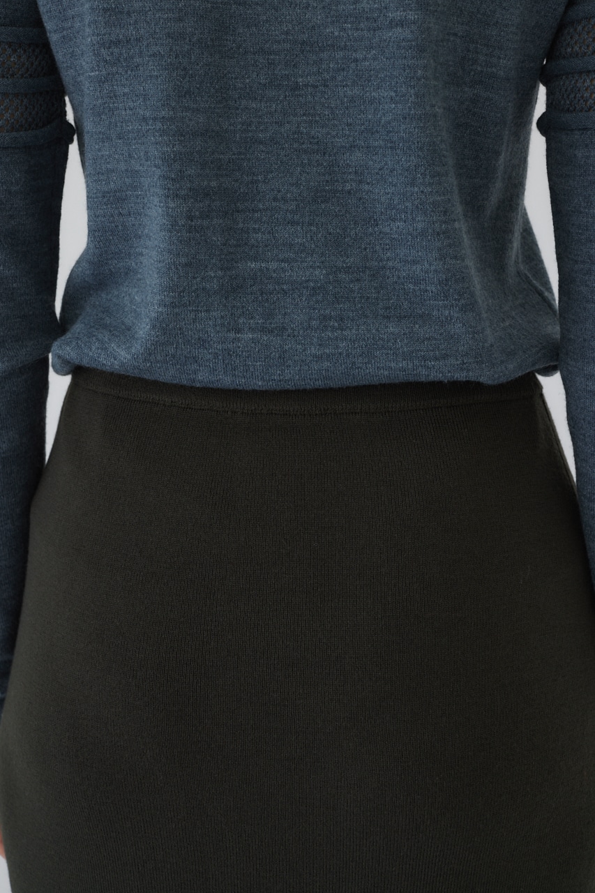 4type basic knit SK D/GRN 36