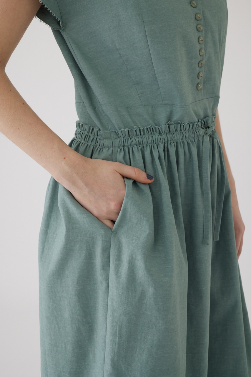 Waist narrow long dress L/BLU 38