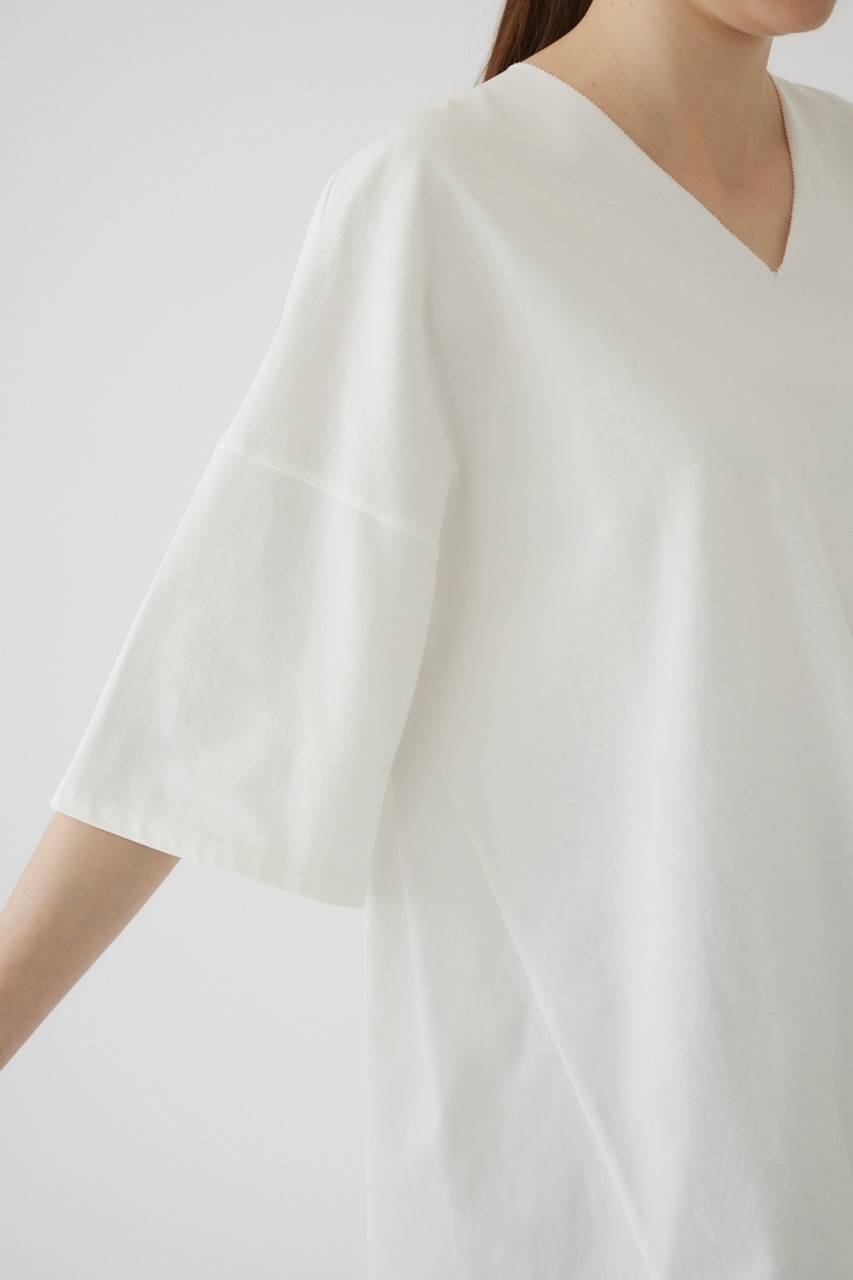 Oversized round T/SH WHT FREE